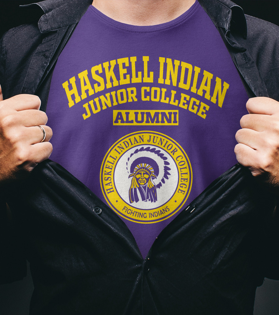 Haskell Indian Junior College Alumni Fighting Indians T-Shirt