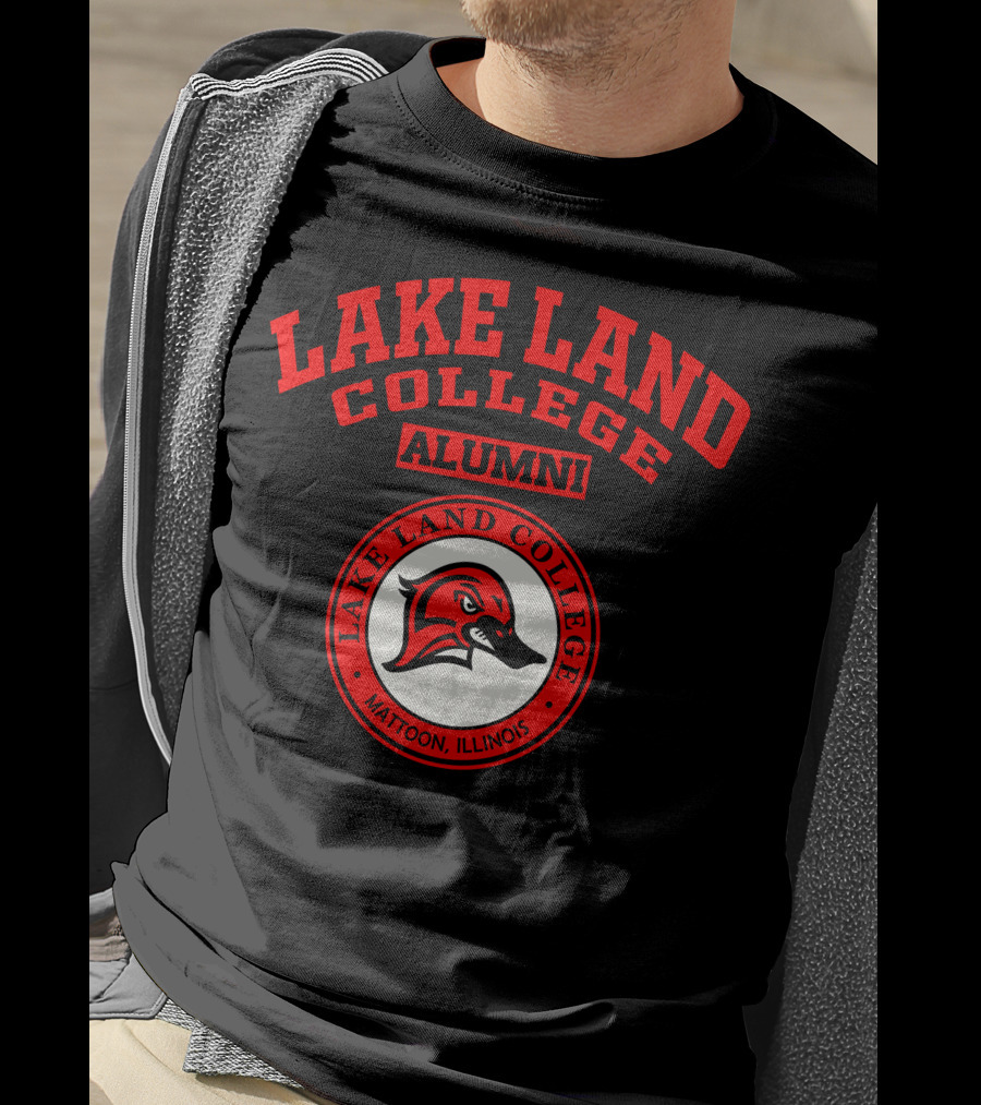 Lake Land College Alumni Mattoon Illinois Red Bird T-Shirt