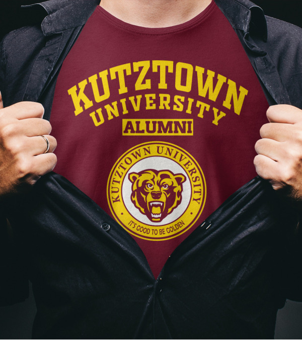 Kutztown University Alumni Bear It's Good To Be Golden T-Shirt