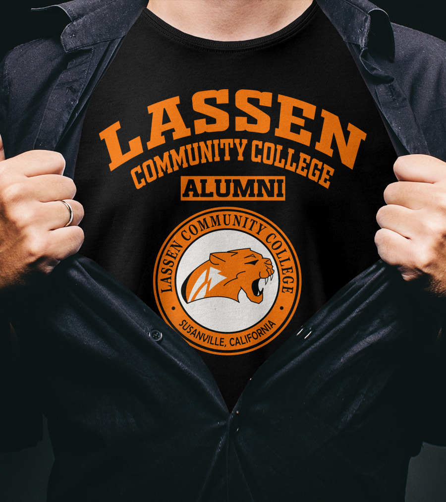 Lassen Community College Alumni Susanville California Tiger T-Shirt