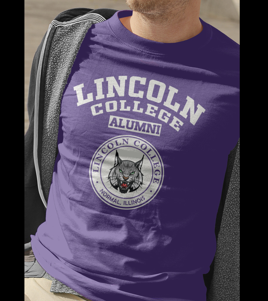 Lincoln College Alumni Normal Illinois Wildcat T-Shirt