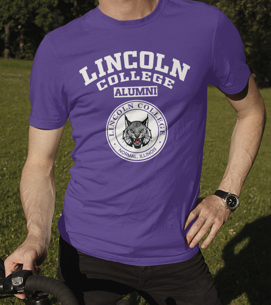 Lincoln College Alumni Normal Illinois Wildcat T-Shirt