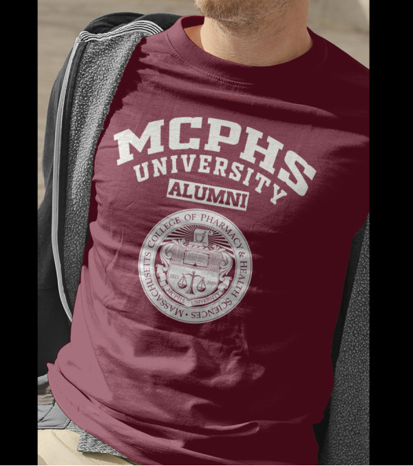 MCPHS University Alumni Massachusetts College Of Pharmacy And Health Sciences Seal T-Shirt