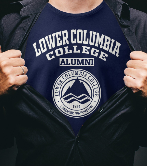 Lower Columbia College Alumni 1934 Longview Washington T-Shirt