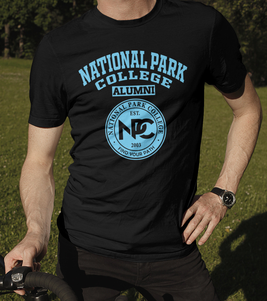 National Park College Alumni NPC Est. 2003 Find Your Path T-Shirt