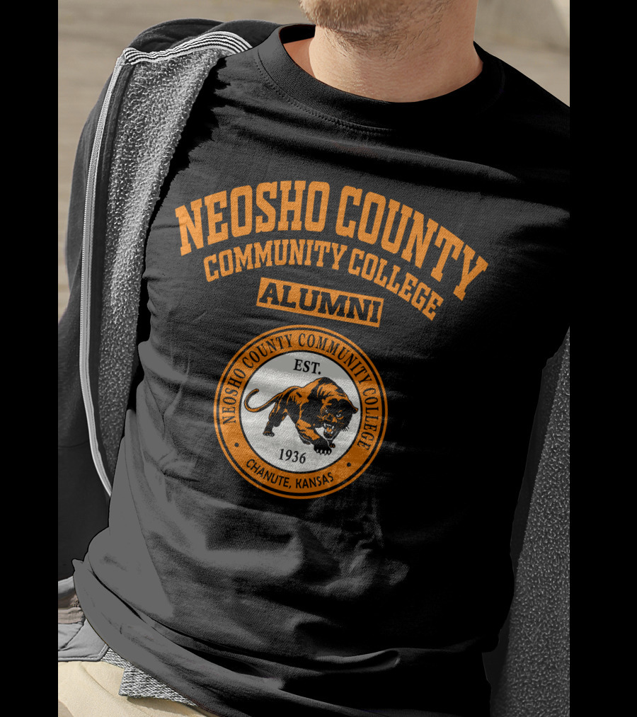 Neosho County Community College Alumni EST 1936 Chanute Kansas Panther T-Shirt