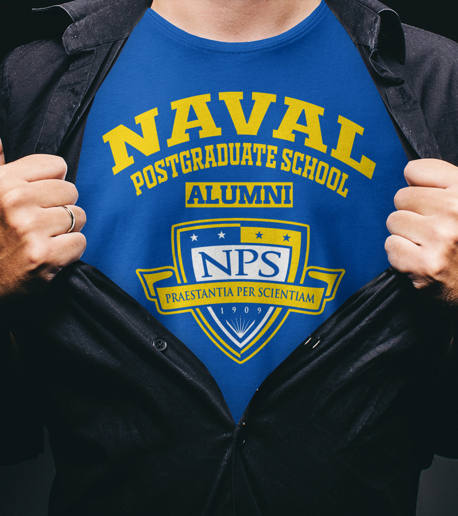 Naval Postgraduate School Alumni Nps Praestantia Per Scientiam 1909 T-Shirt