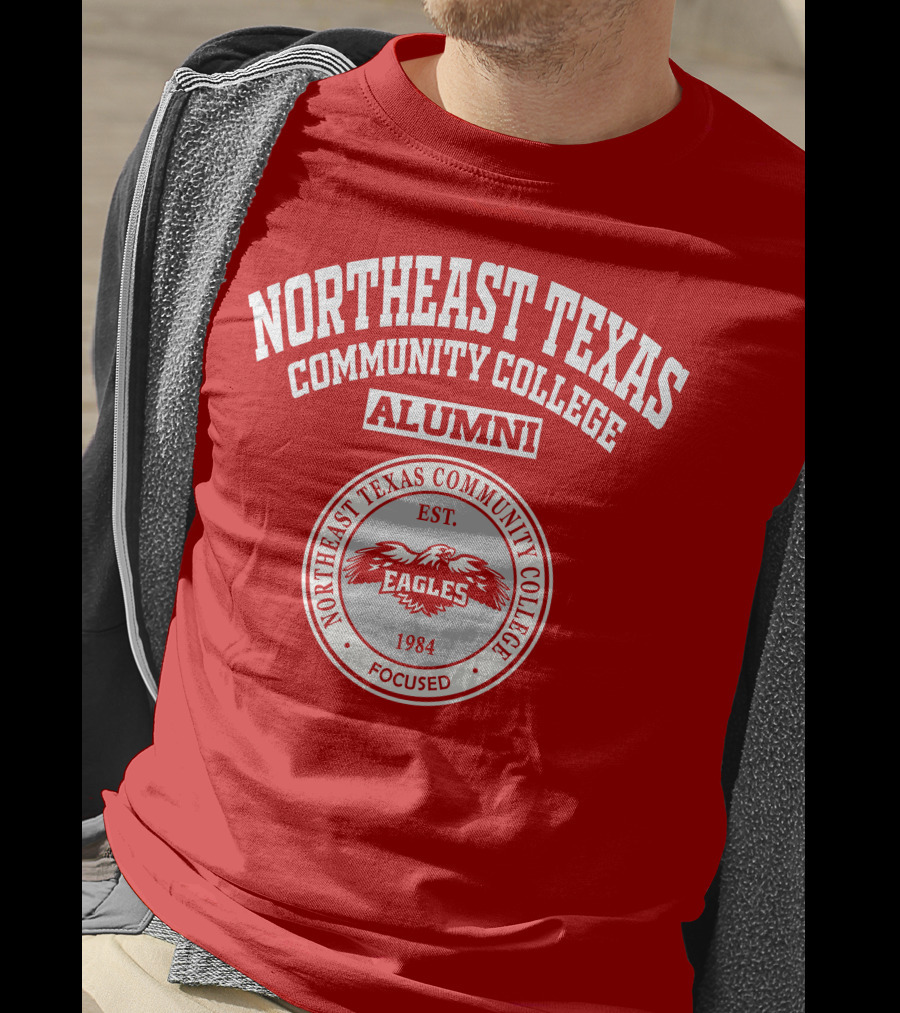 Northeast Texas Community College Alumni Eagles Est. 1984 Focused T-Shirt