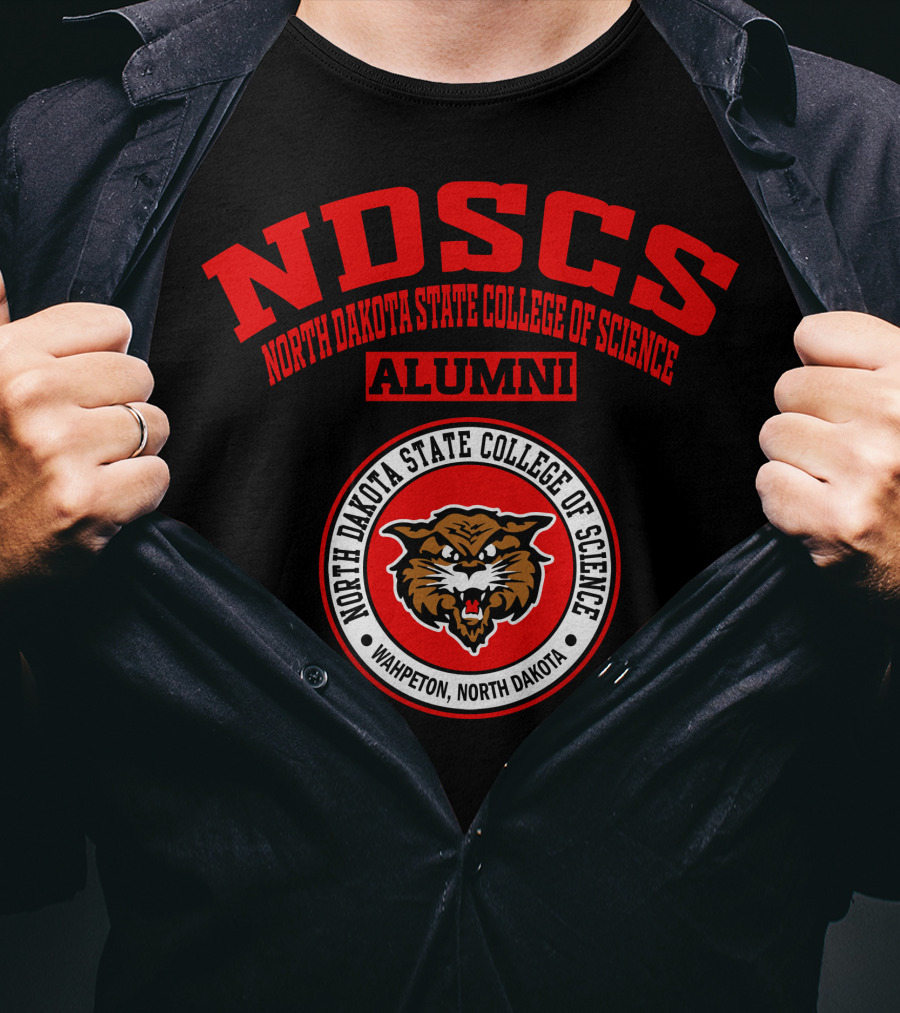 NDSCS North Dakota State College Of Science Alumni Wahpeton Wildcat T-Shirt