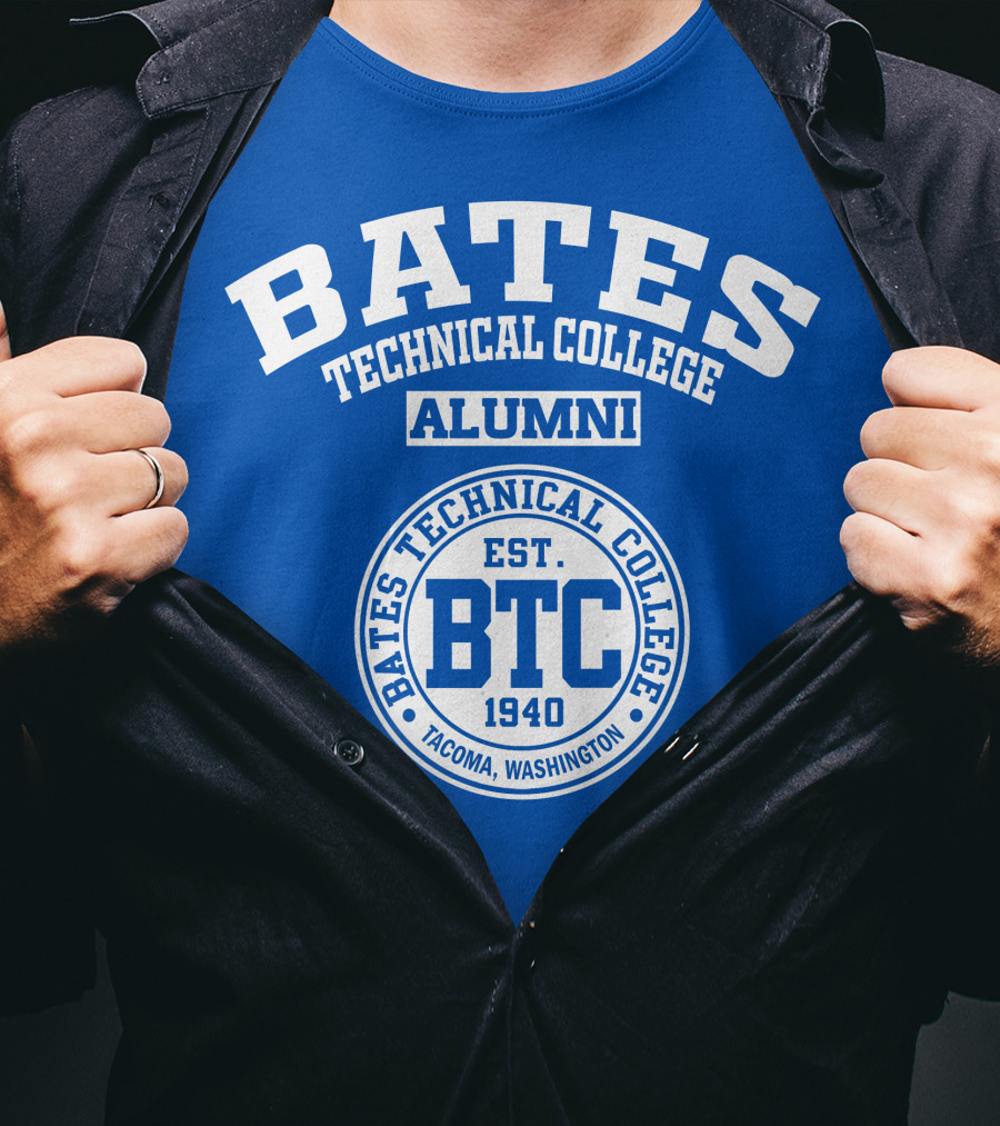 Bates Technical College Alumni Est. 1940 BTC Tacoma Washington T-Shirt