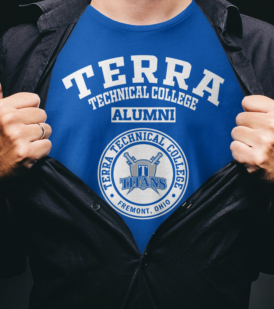 Terra Technical College Titans Alumni Fremont Ohio T-Shirt