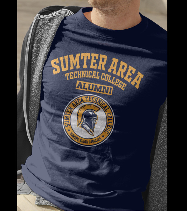 Sumter Area Technical College Alumni South Carolina Spartan Head T-Shirt