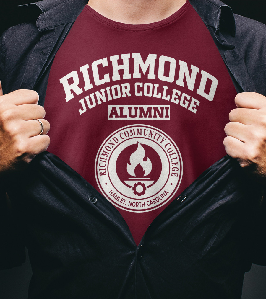 Richmond Junior College Alumni Richmond Community College Hamlet North Carolina T-Shirt