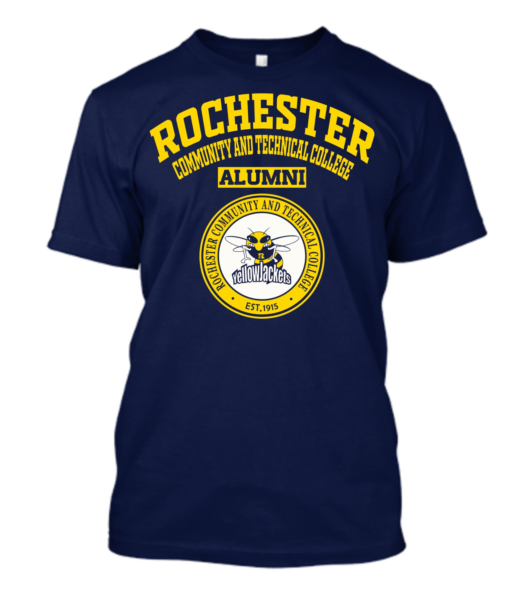 Rochester Community And Technical College Alumni YellowJackets Est. 1915 T-Shirt