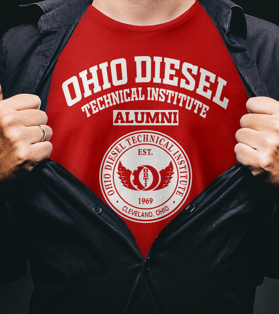 Ohio Diesel Technical Institute Alumni EST. 1969 Cleveland Ohio T-Shirt