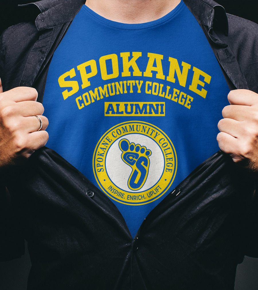 Spokane Community College Alumni Inspire Enrich Uplift T-Shirt
