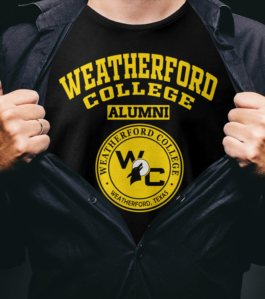 Weatherford College Alumni WC Weatherford Texas T-Shirt