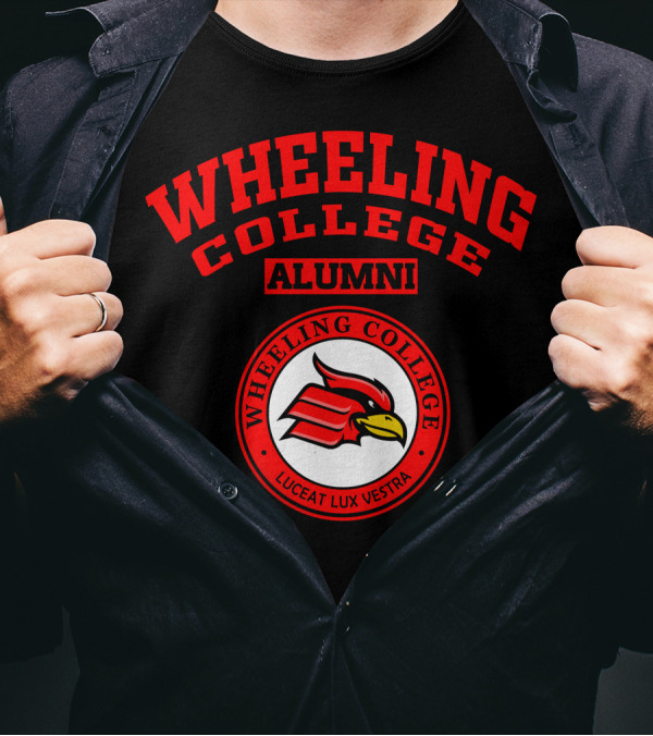 Wheeling College Alumni Cardinal Seal Luceat Lux Vestra T-Shirt