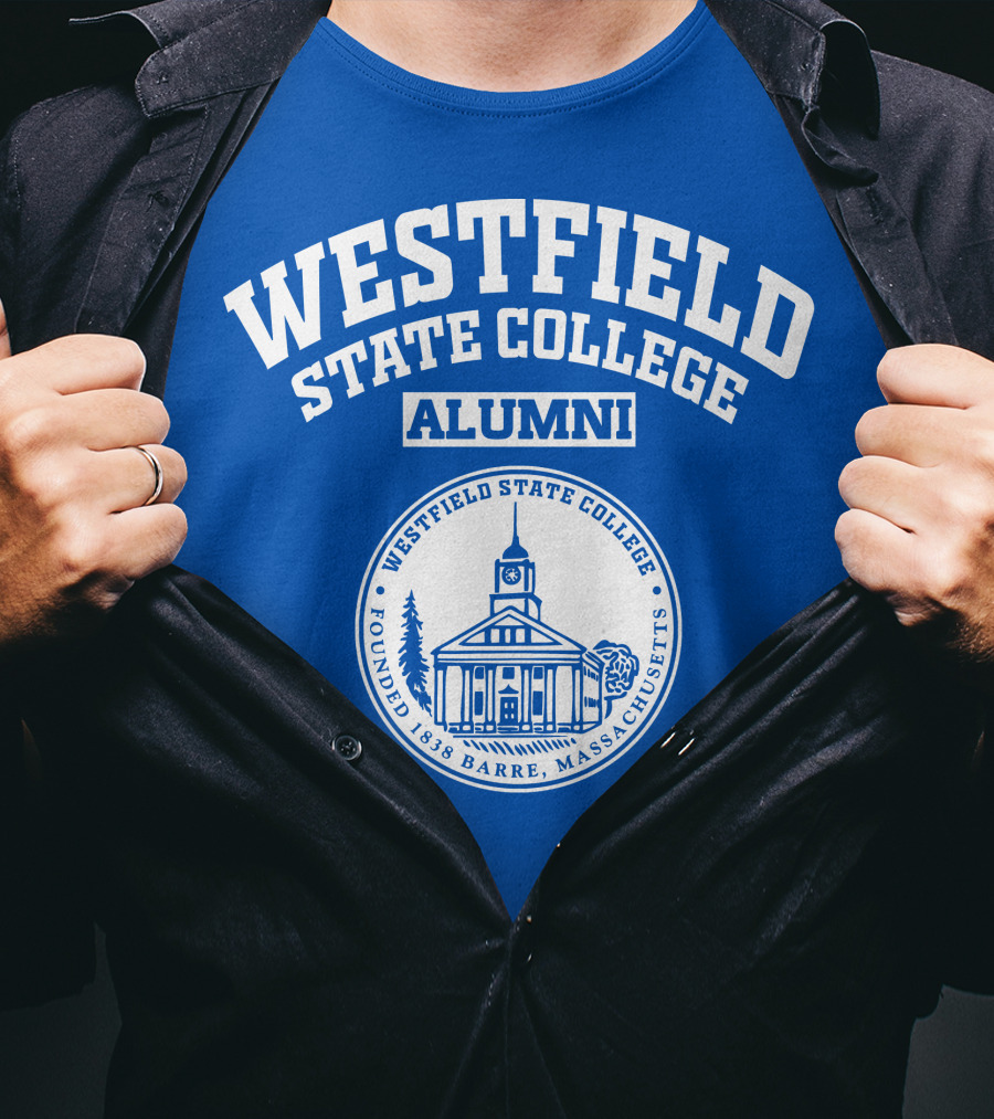 Westfield State College Alumni Founded 1838 Barre Massachusetts T-Shirt