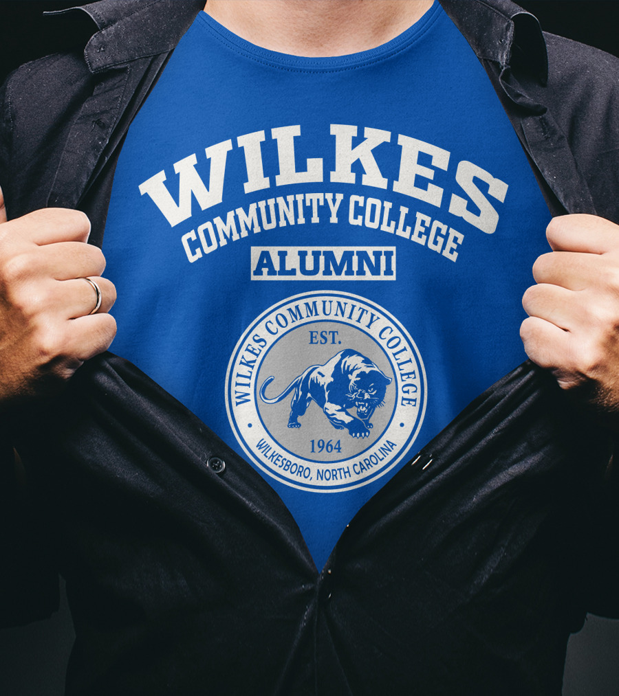 Wilkes Community College Alumni Wilkesboro North Carolina Est 1964 T-Shirt