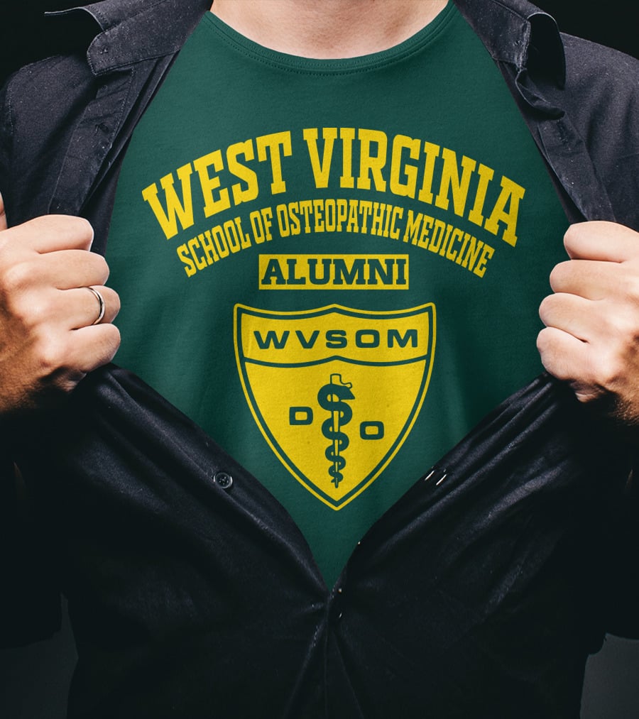 West Virginia School Of Osteopathic Medicine Alumni WVSOM DO Shield T-Shirt