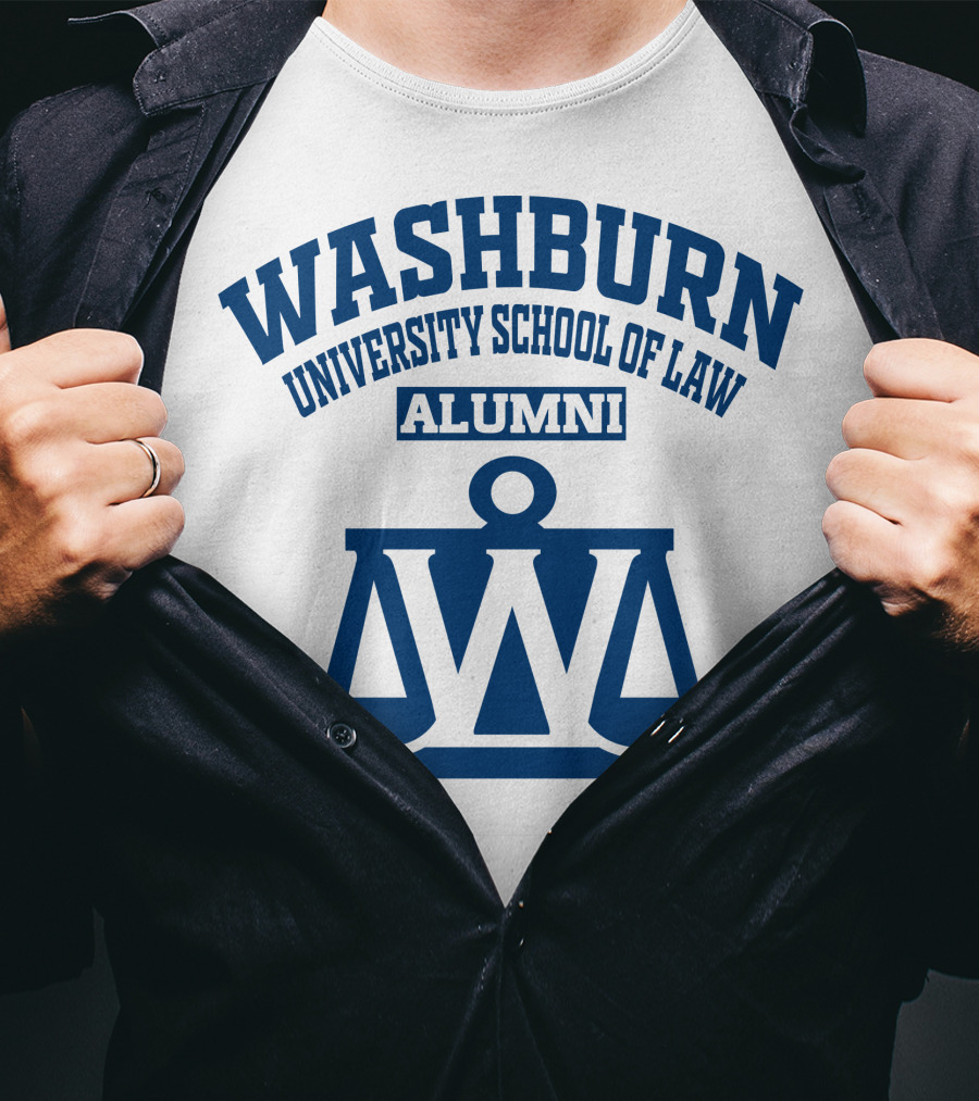 Washburn University School Of Law Alumni Scales T-Shirt