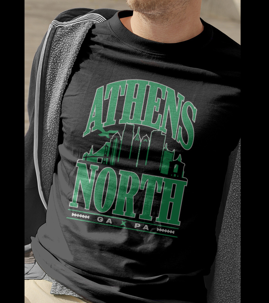 ATHENS NORTH GA PA Skyline T-Shirt