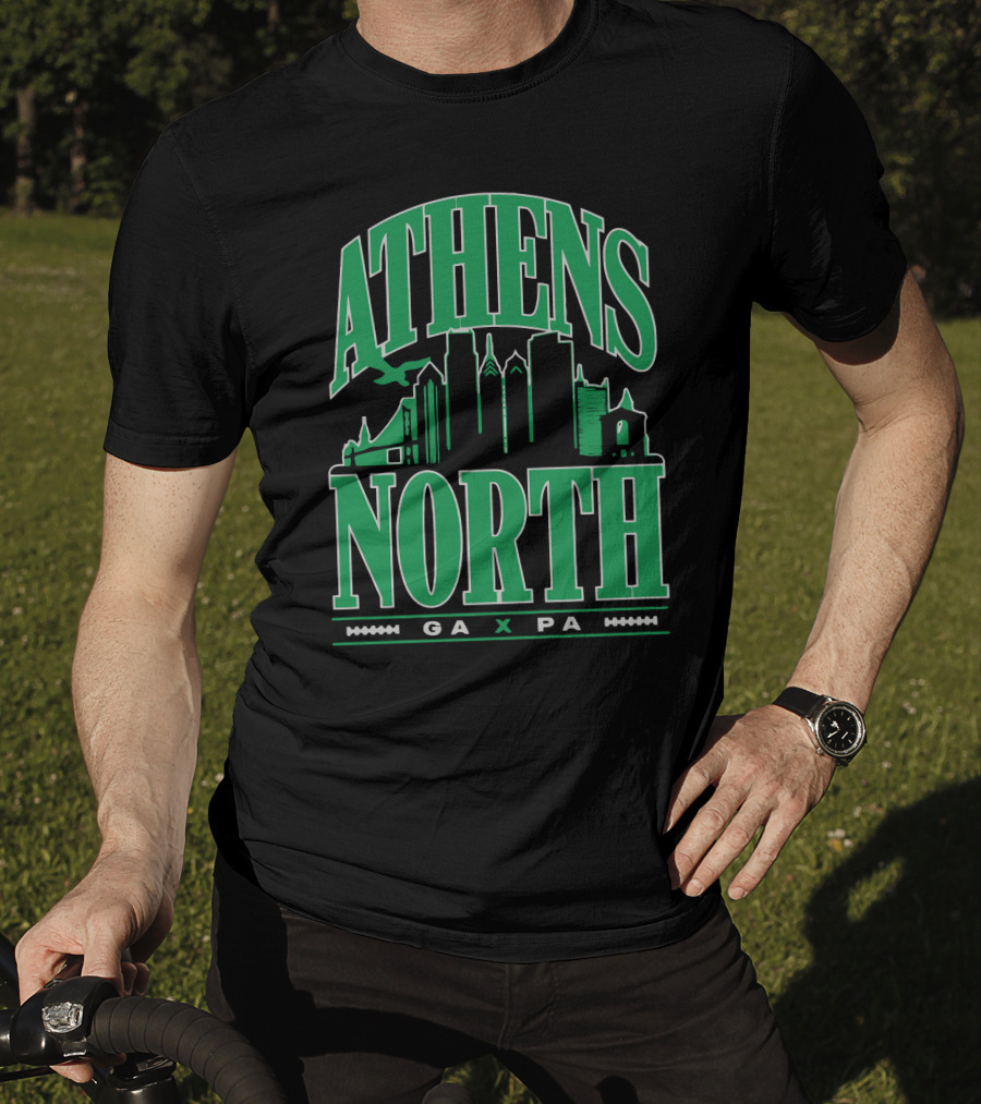 ATHENS NORTH GA PA Skyline T-Shirt