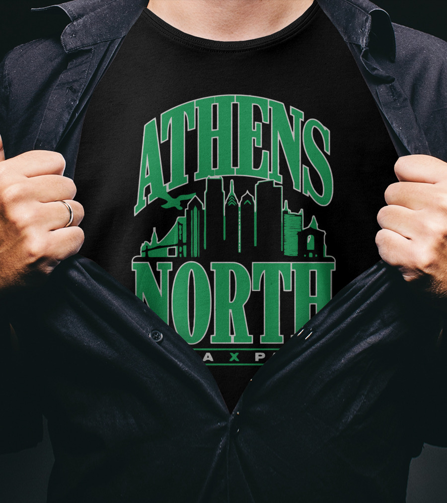 ATHENS NORTH GA PA Skyline T-Shirt