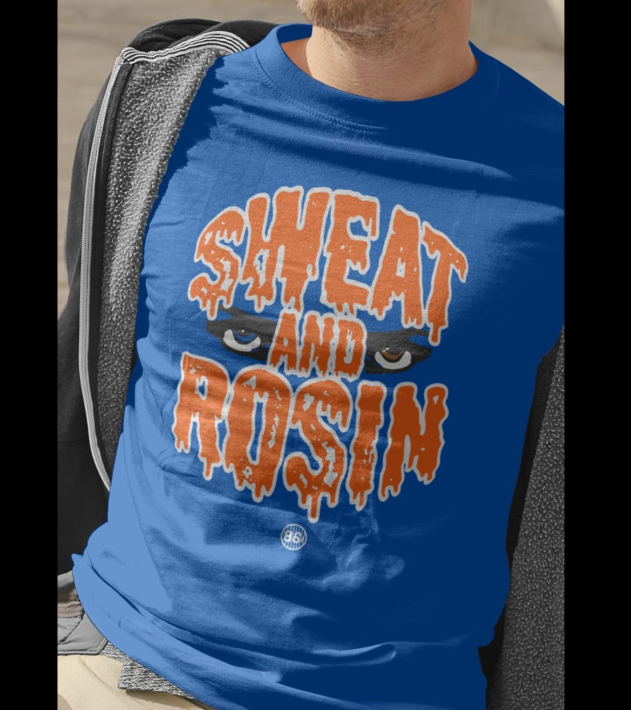 SWEAT AND ROSIN Eyes Dripping Orange 86 T-Shirt