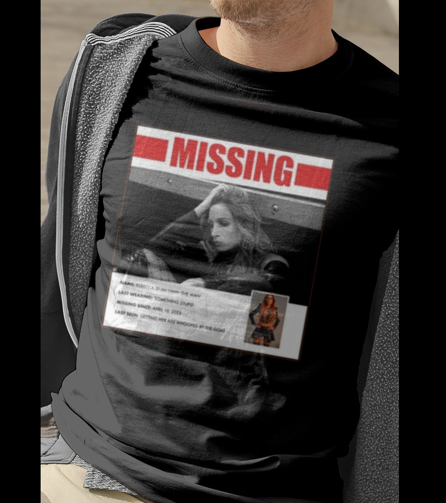 Trish Stratus Puts Becky Lynch Missing Name Rebecca Quinn The Man T-Shirt