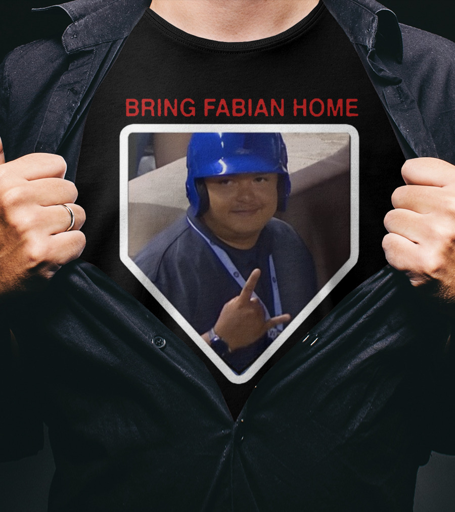 Bring Fabian Home Baseball Fan Moment T-Shirt