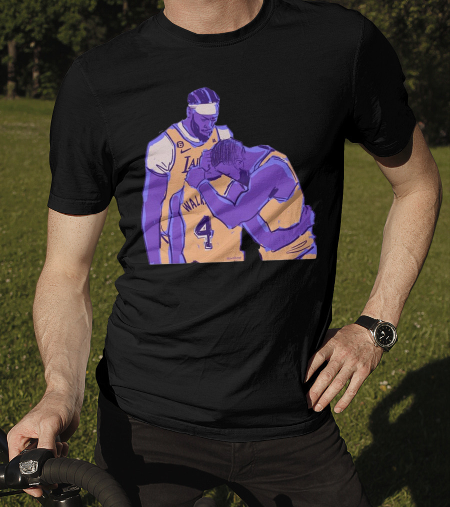 Jack Perkins Lonnie Iv Lakers Team Purehoop Walker 4 T-Shirt