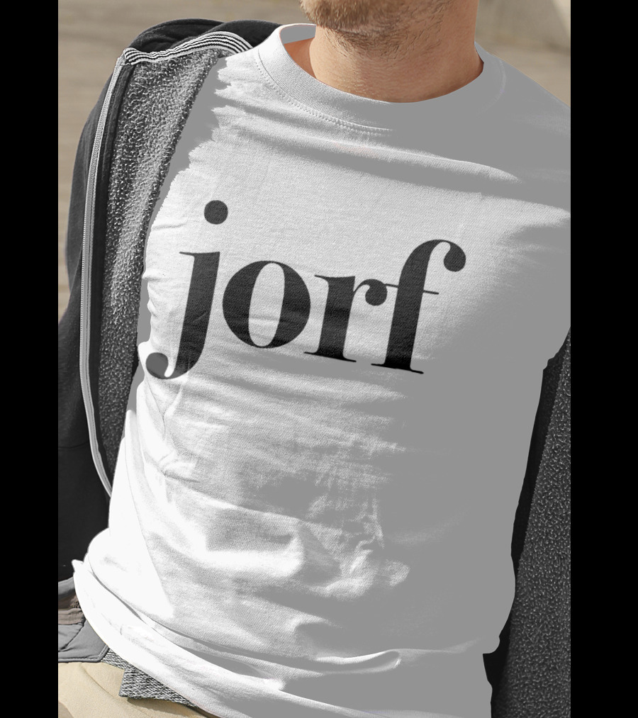 Jury Duty Jorf Text Black T-Shirt
