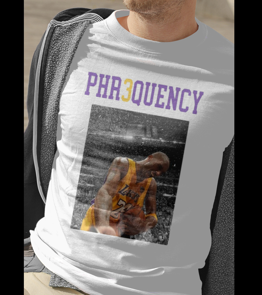PHR3QUENCY Lakers 24 Basketball T-Shirt