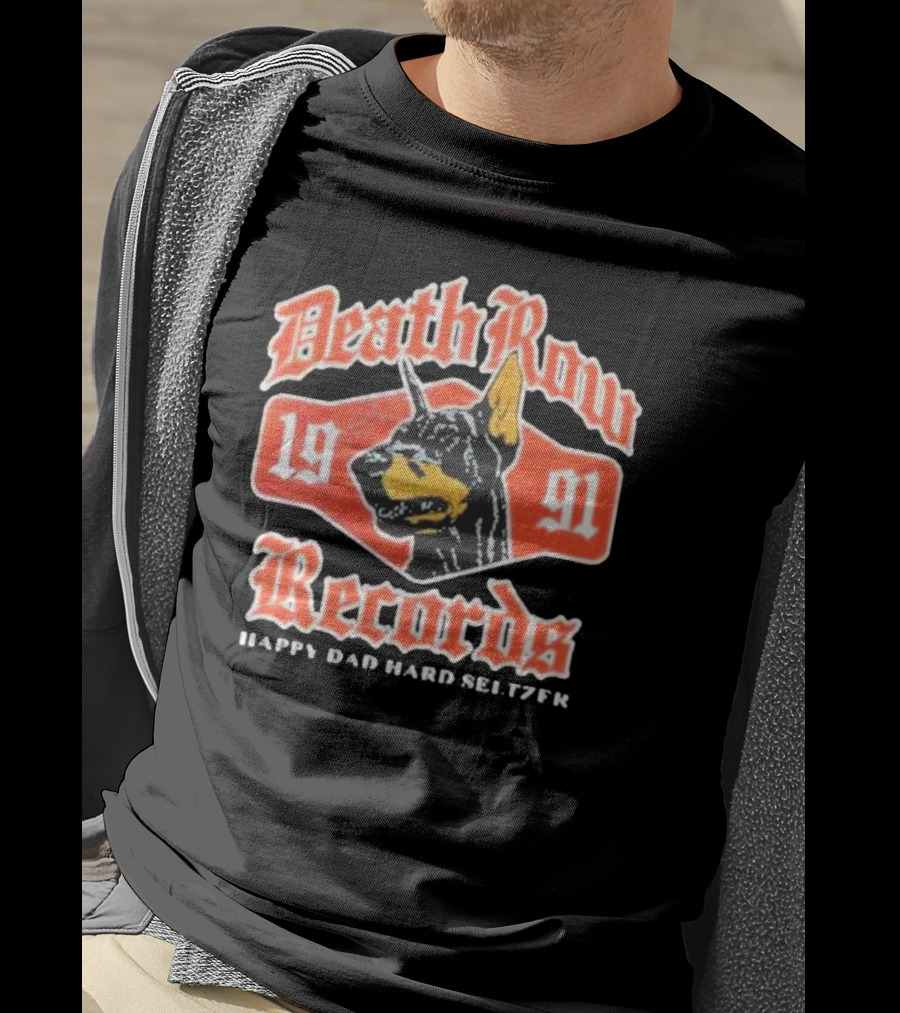 Death Row Records 1991 Happy Dad Hard Seltzer T-Shirt