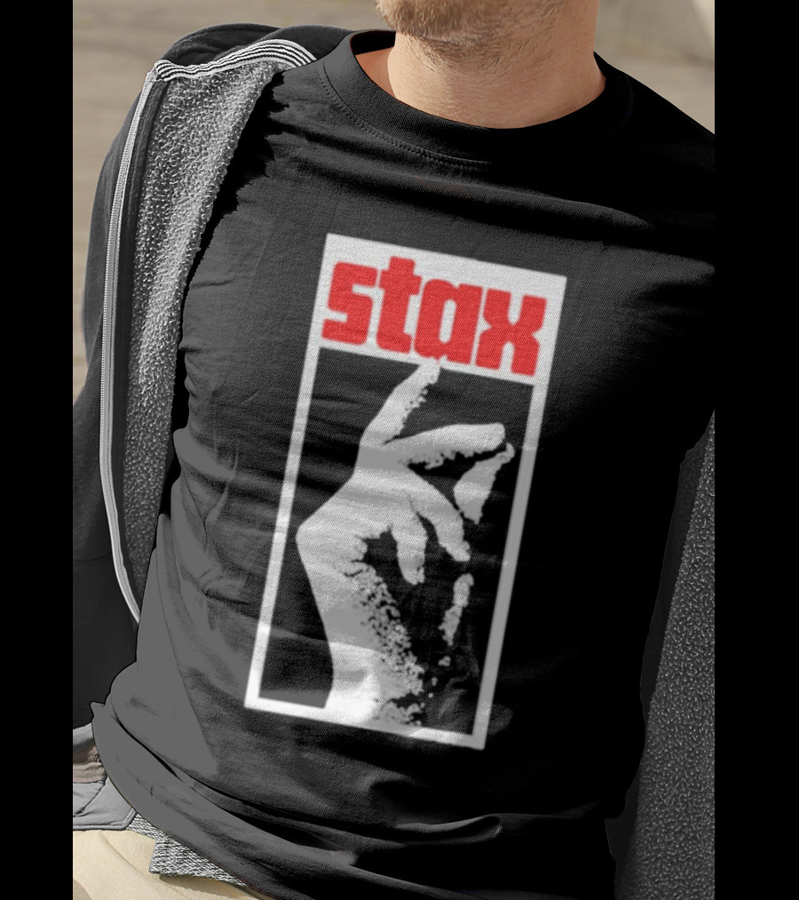 Stax Records Merch Classic Stax Snap Logo Hand T-Shirt