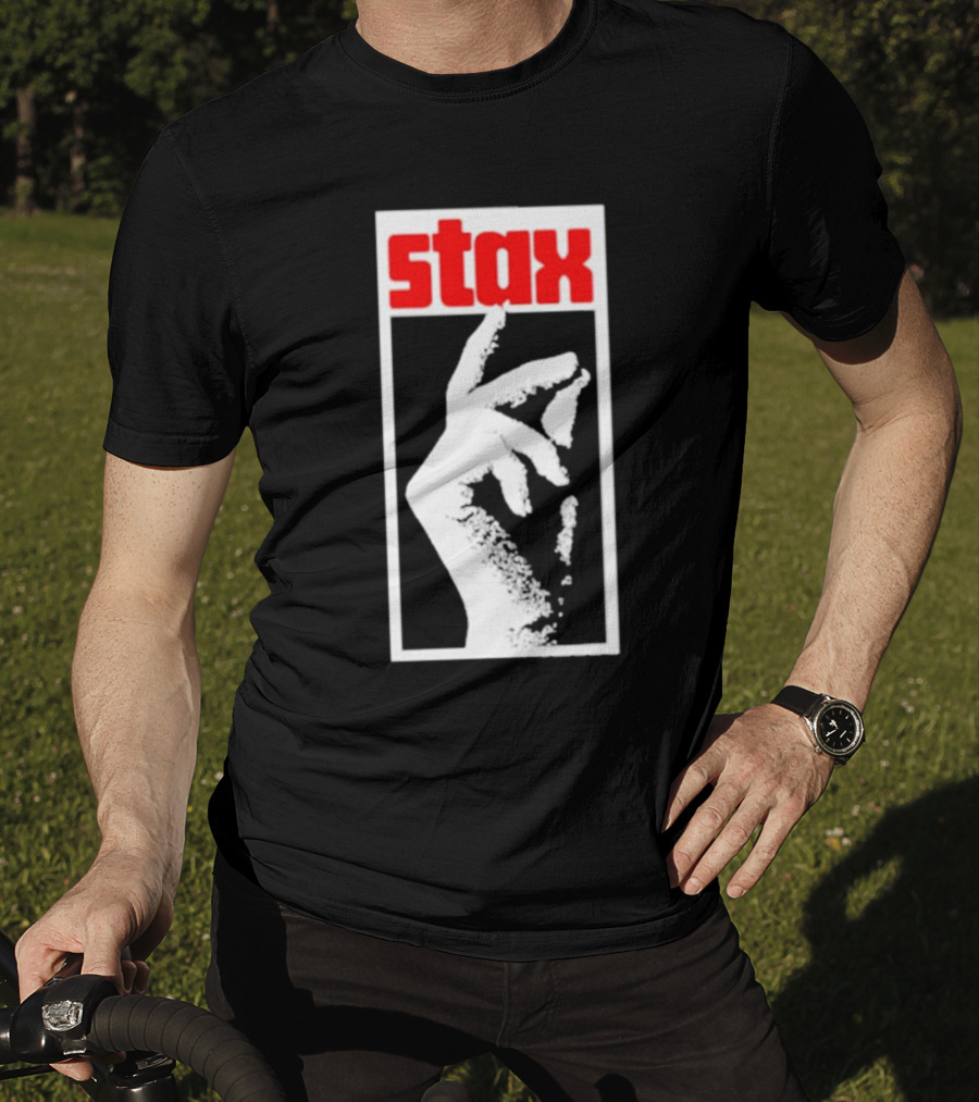Stax Records Merch Classic Stax Snap Logo Hand T-Shirt