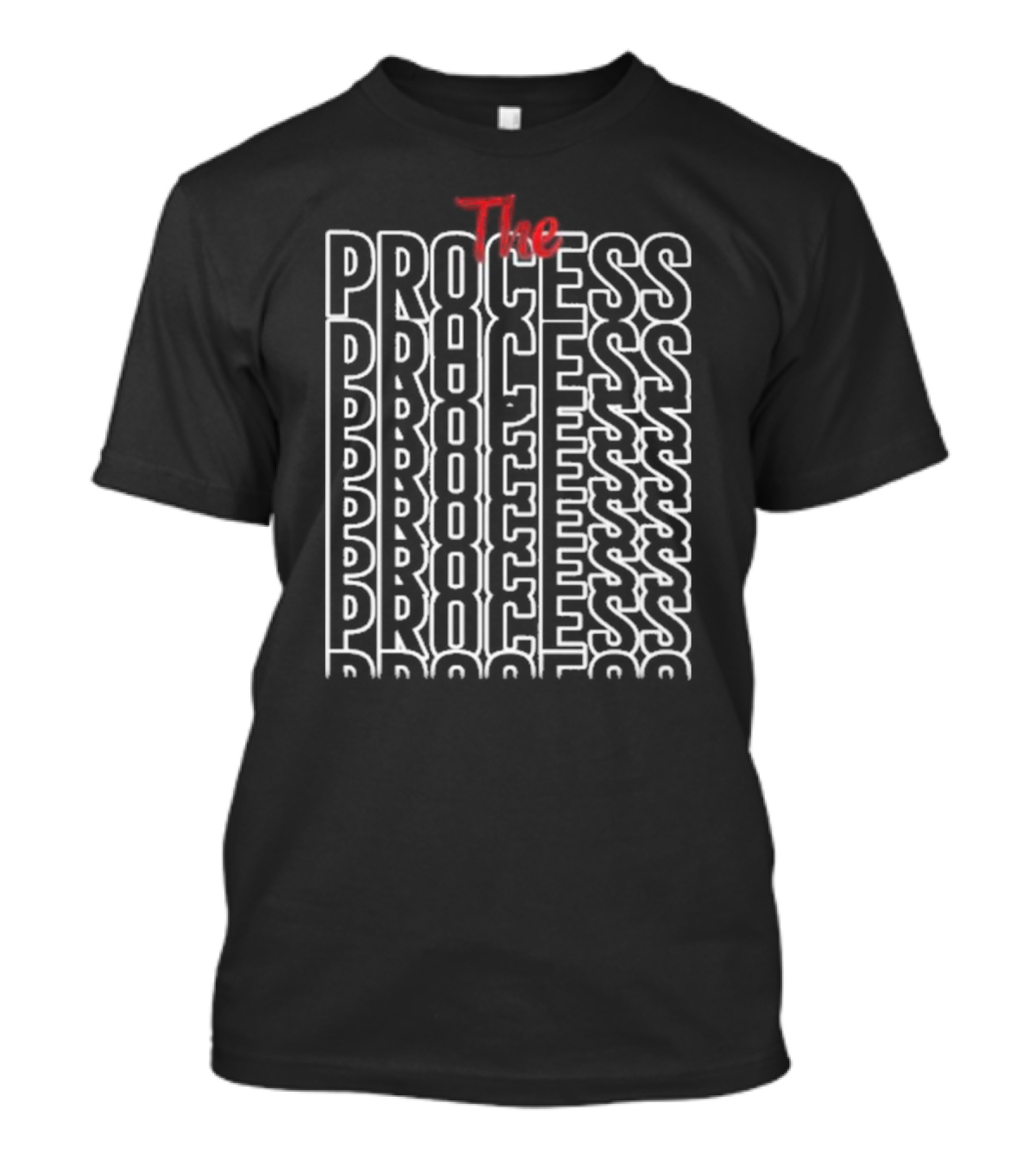 Joel Embiid's The Process Stacked Text T-Shirt