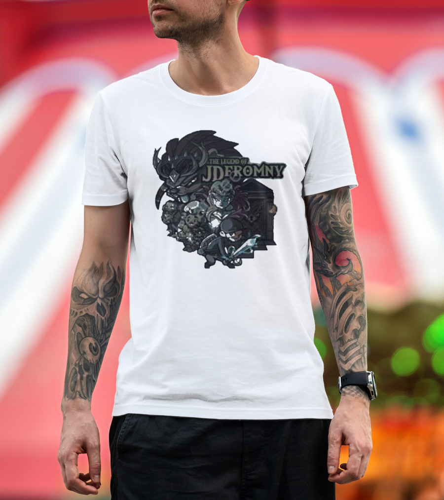 The Legend of Jdromny Dark Adventure Characters T-Shirt
