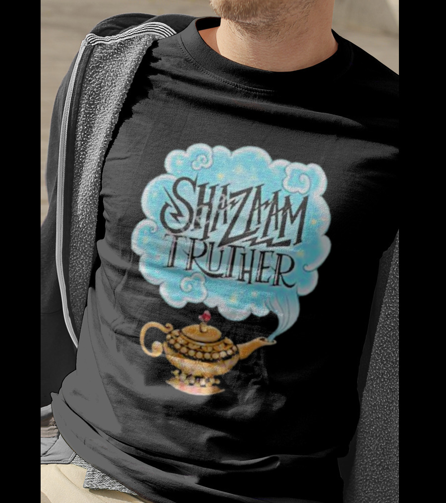 Shazaam Truther Magic Lamp Cloud T-Shirt