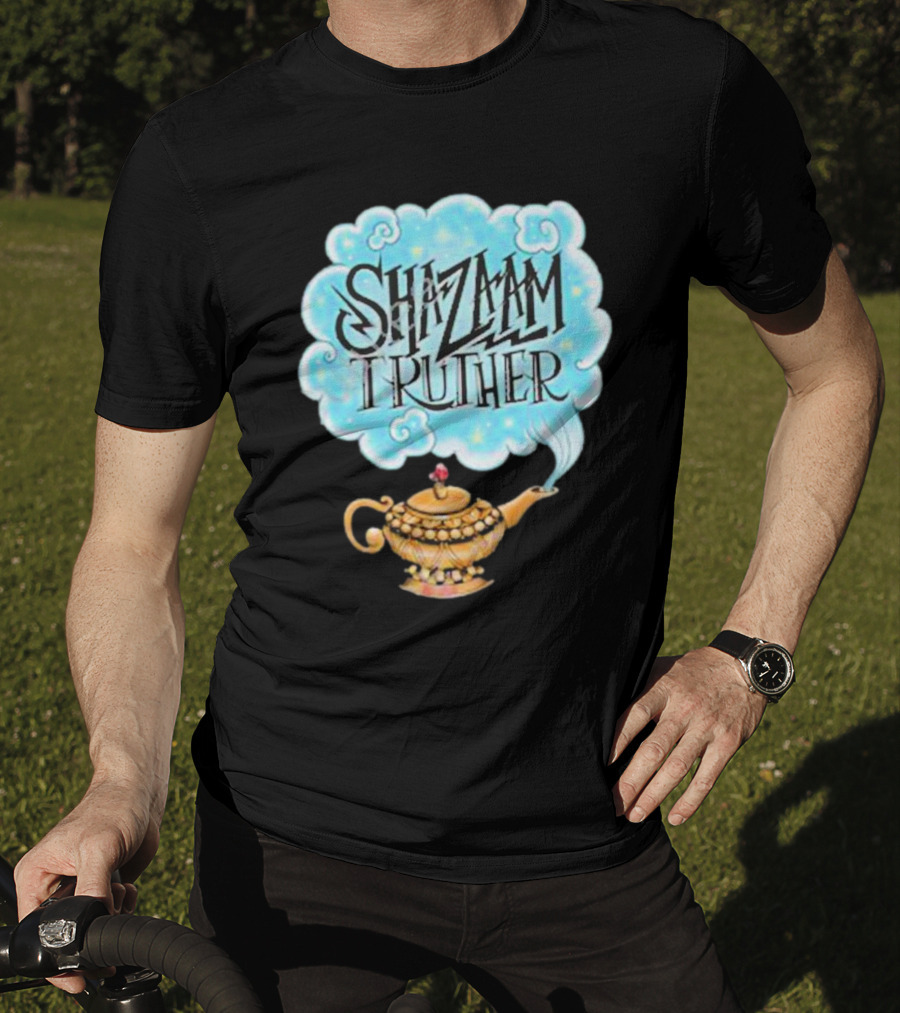 Shazaam Truther Magic Lamp Cloud T-Shirt
