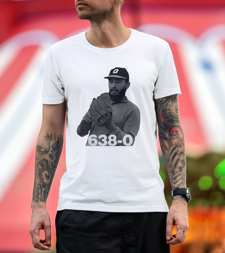 638-0 Baseball Player Pitching T-Shirt