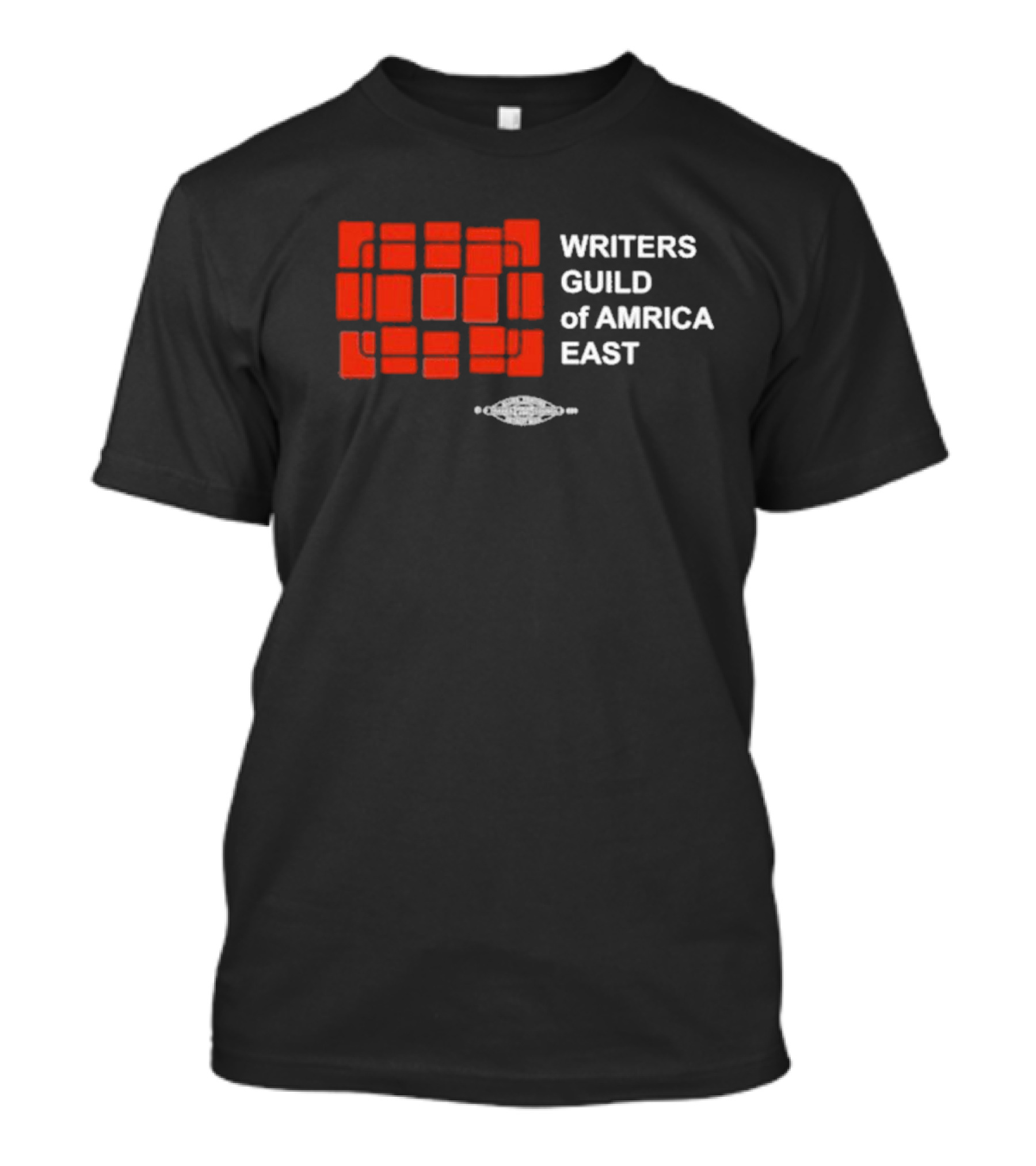 Writers Guild Of America East Red Square T-Shirt