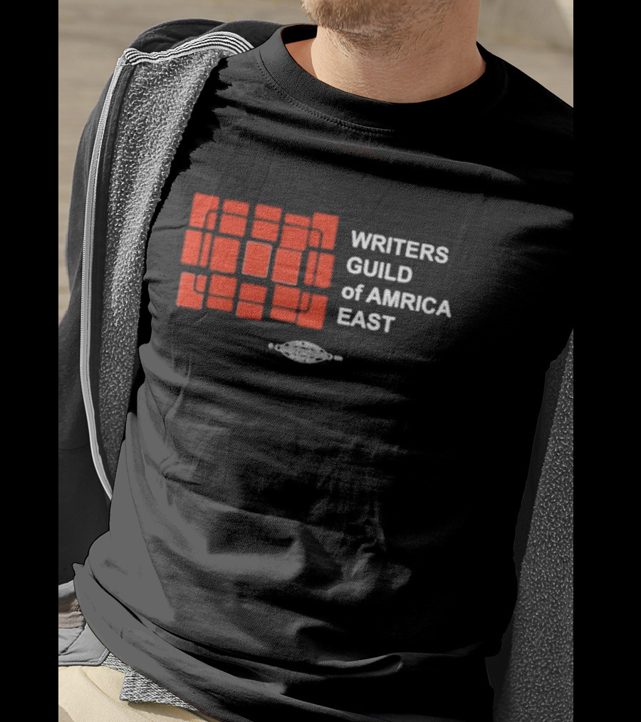 Writers Guild Of America East Red Square T-Shirt