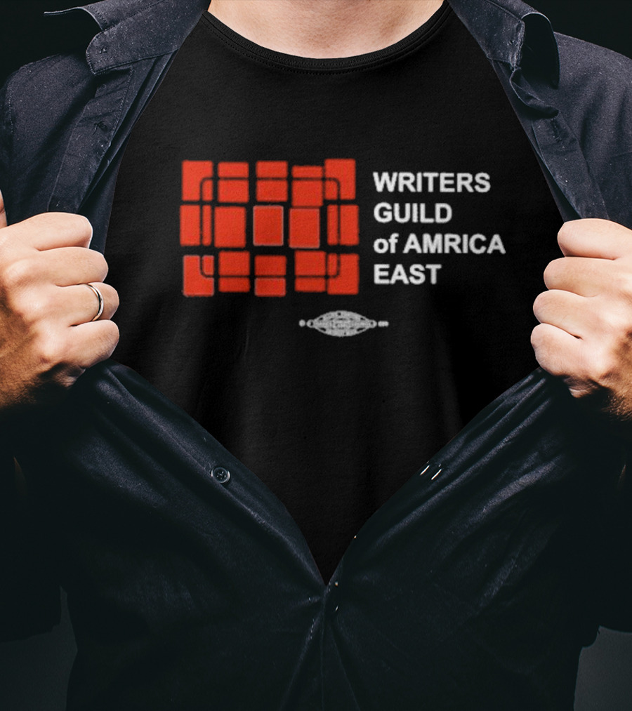 Writers Guild Of America East Red Square T-Shirt