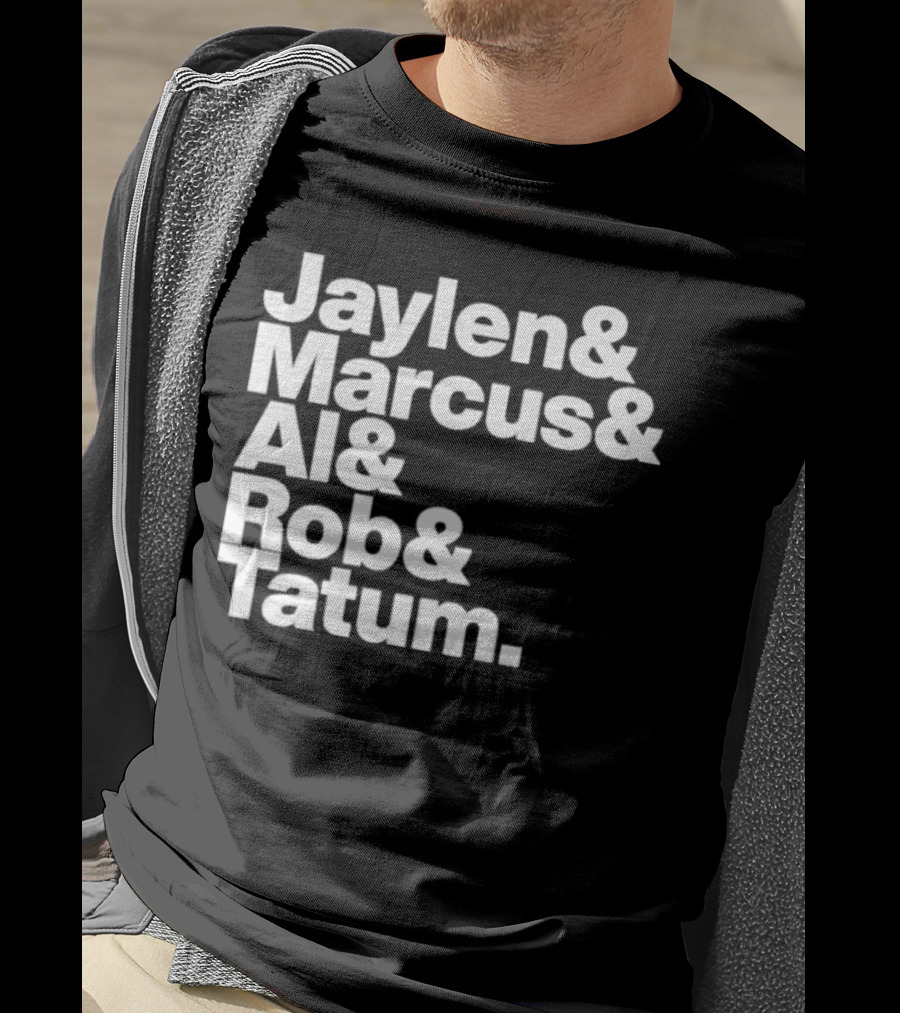 Jaylen Marcus Al Rob Tatum Boston Basketball Team Players T-Shirt