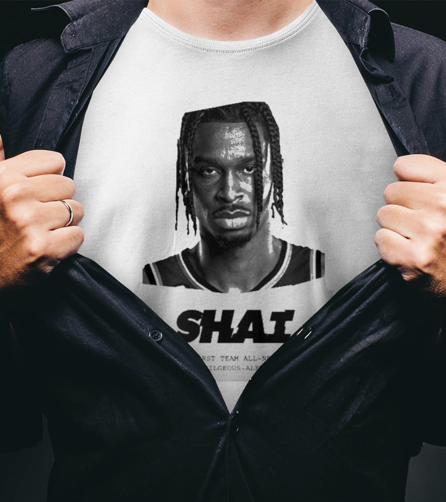 Sportscenter Shai First Team All-NBA Shai Gilgeous-Alexander T-Shirt