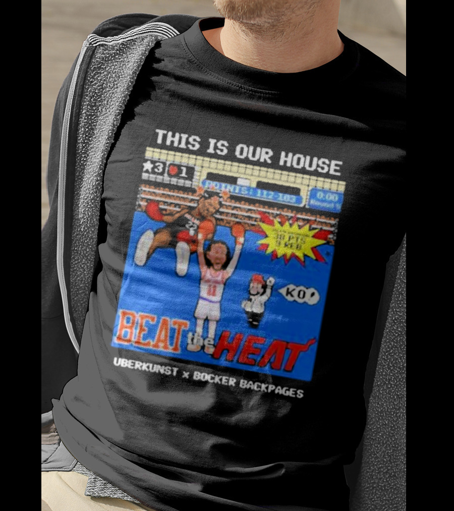This Is Our House Beat The Heat 38 PTS Uberkunst X Bocker Backpages KO T-Shirt