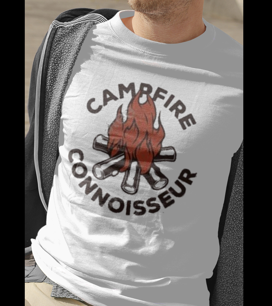 Great Lakes Proud Campfire Connoisseur Firewood And Flames T-Shirt